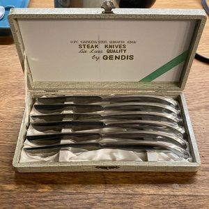 Stainless steak knives
